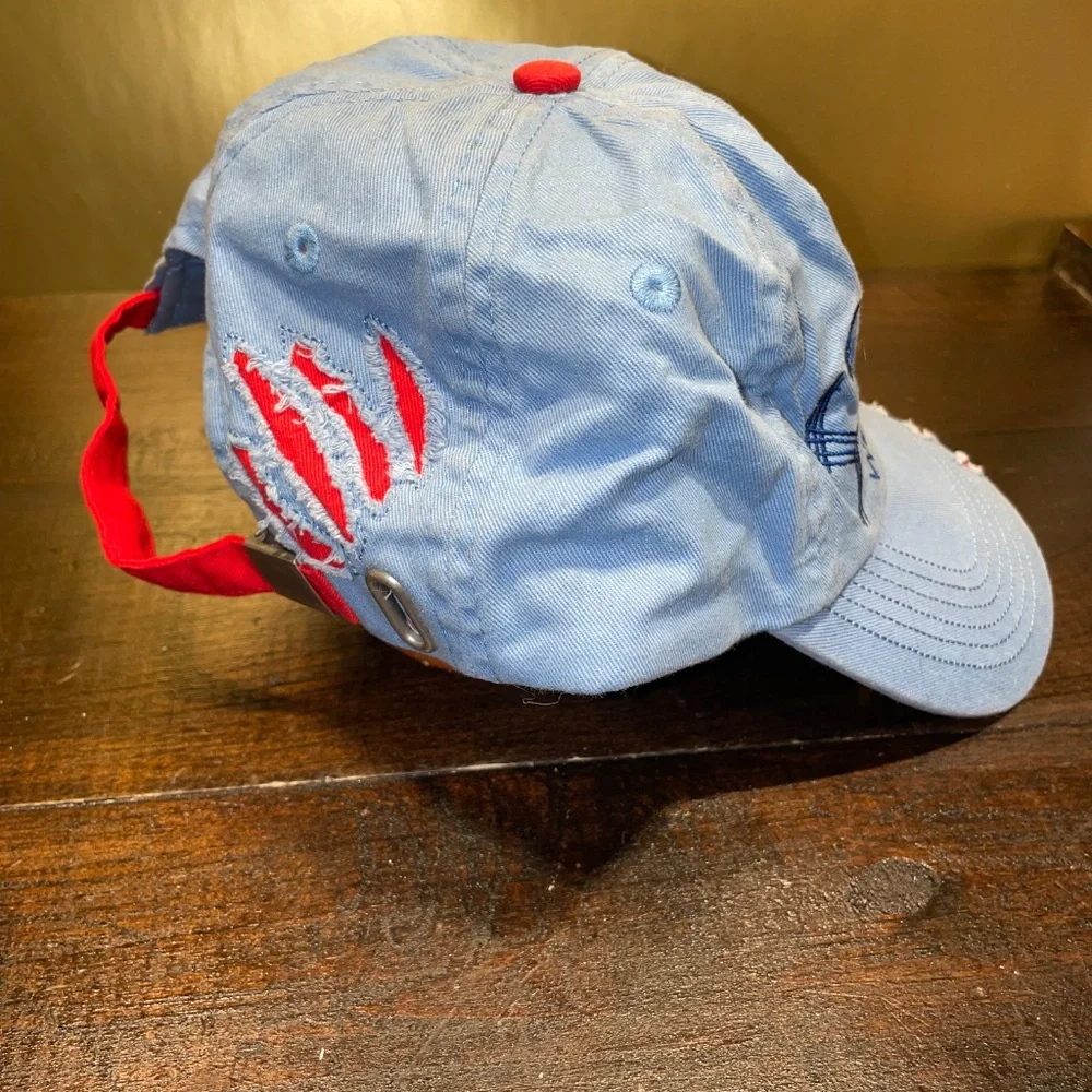 Disney Parks Youth Lilo & Stich EmBroidered Scratched WUz Here Cap Hat Cotton‎